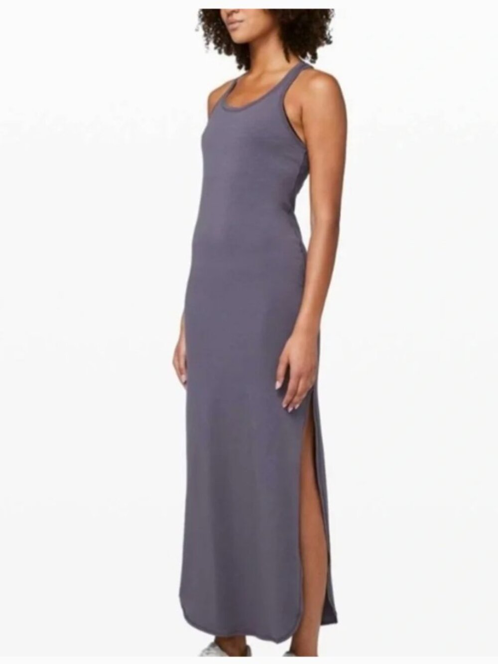 Lululemon Restore and Revitalized Maxi Dress Moonwalk Sleeveless Size 6